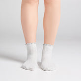 3 Pack Cotton Blend Pointelle Midanklet