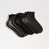 3 Pack Jacquard Anklet