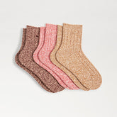 3 Pack Rib Midi Boot Socks