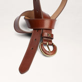 25MM Leather Inlay Belt