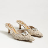 Brit Orchid Kitten Heel Mule