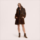 Toggle Shearling Jacket