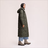 Mix Quilted Maxi Puffer