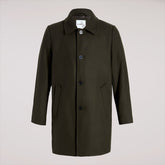 Mens Classic Single Breasted Wool Coat