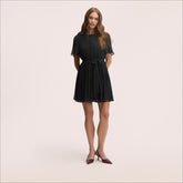 Plisse Mini Dress