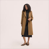 Wrap with Patch Pockets Coat