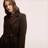 Wrap with Patch Pockets Coat