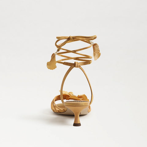 Carla Lace Up Kitten Heel