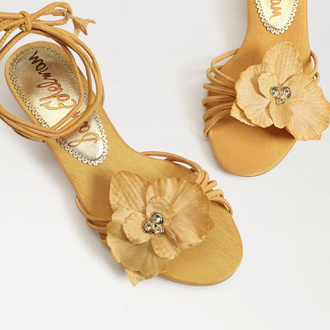 Carla Lace Up Kitten Heel