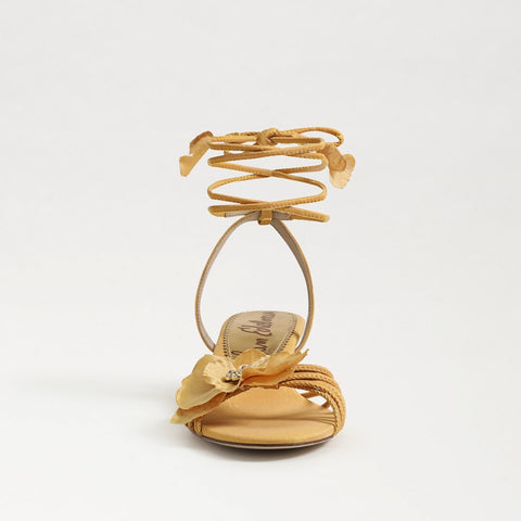 Carla Lace Up Kitten Heel