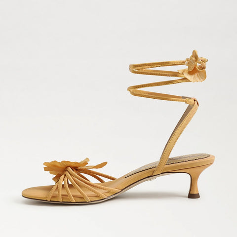 Carla Lace Up Kitten Heel