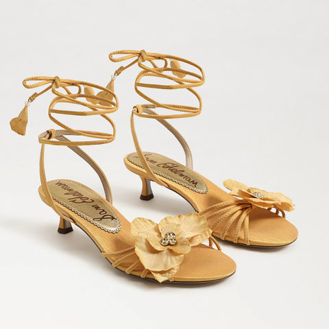 Carla Lace Up Kitten Heel