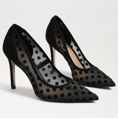 Hazel Polka Dot Mesh Pump