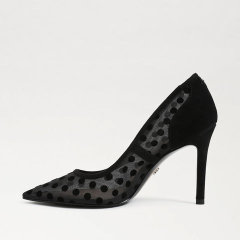 Hazel Polka Dot Mesh Pump
