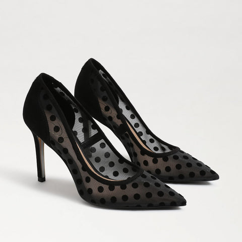 Hazel Polka Dot Mesh Pump