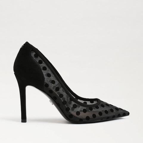 Hazel Polka Dot Mesh Pump
