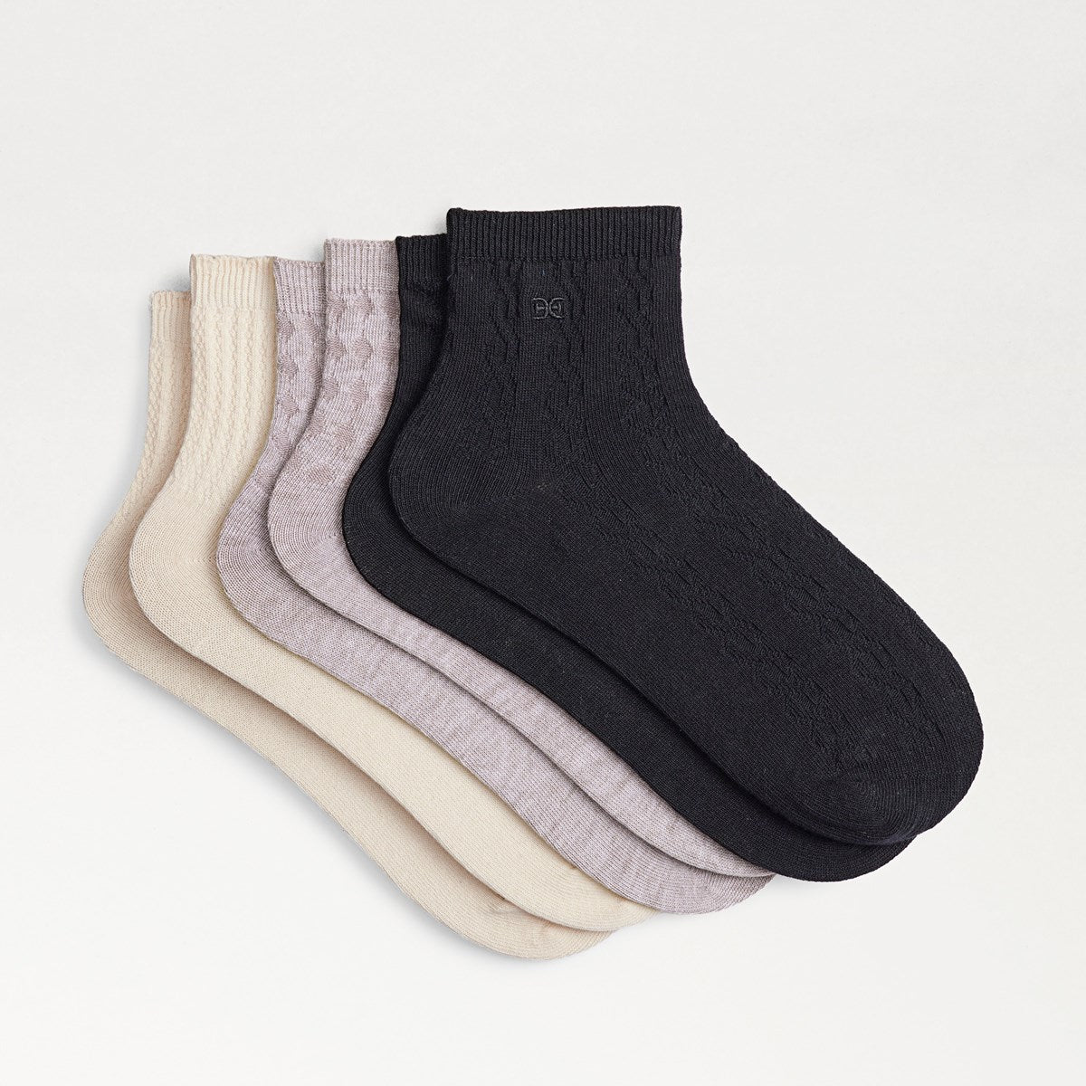 3 Pack Texture Cotton Anklet