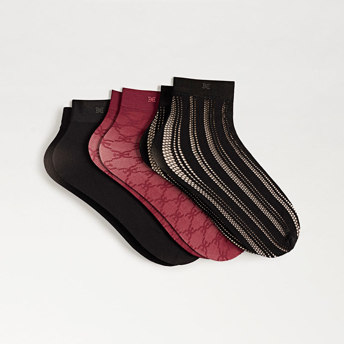 3 Pack Jacquard Anklet