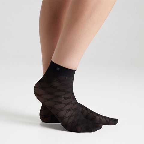 3 Pack Jacquard Anklet