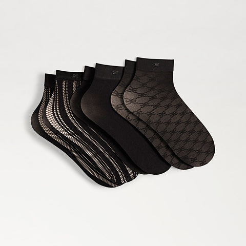 3 Pack Jacquard Anklet