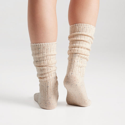 2 Pack Sparkle Rib Slouchy Socks