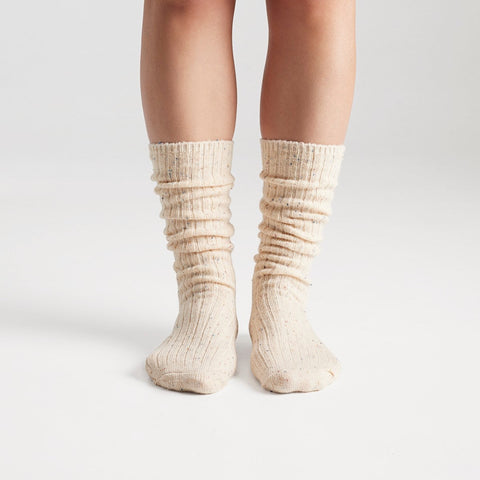 2 Pack Sparkle Rib Slouchy Socks