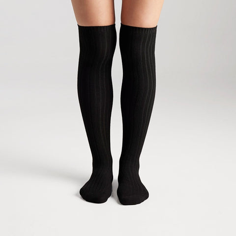 1 Pack Soft Rib Over the Knee Socks