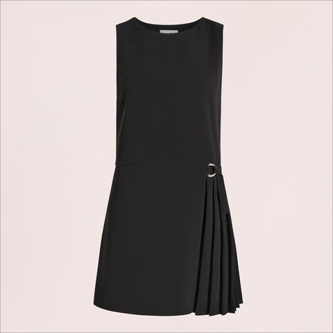 Side Pleated Mini Dress