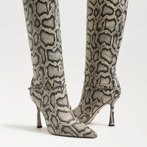 Elia Wide Calf Pointed Toe Knee High Boot