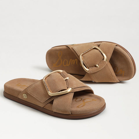 Darla Buckle Slide Sandal