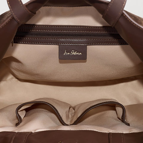 Poppy Large Drawstring Tote Suede