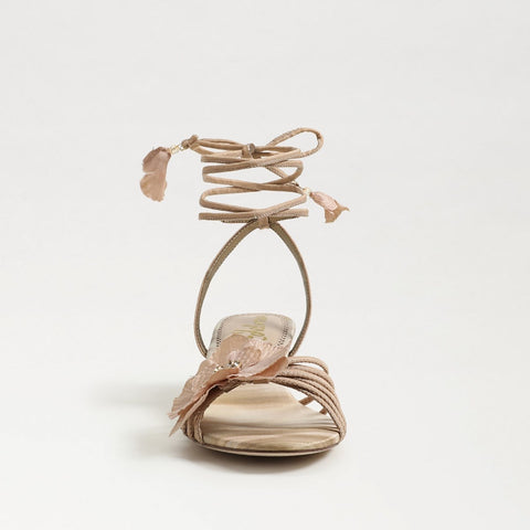 Carla Lace Up Kitten Heel