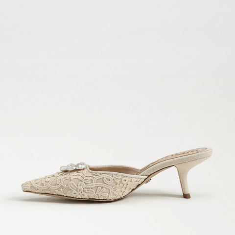 Brit Orchid Kitten Heel Mule