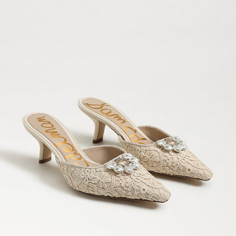 Brit Orchid Kitten Heel Mule