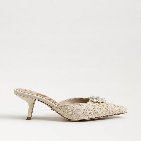 Brit Orchid Kitten Heel Mule