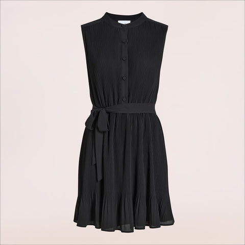 Pleated Mini Dress