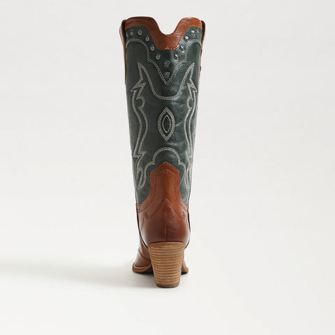 James Wide Calf Western Boot