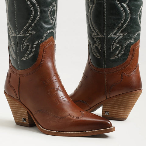 James Wide Calf Western Boot