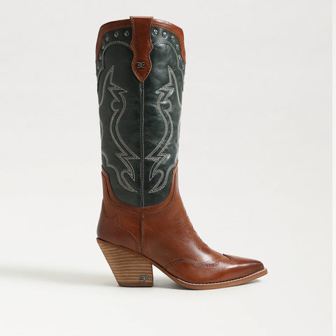 James Wide Calf Western Boot