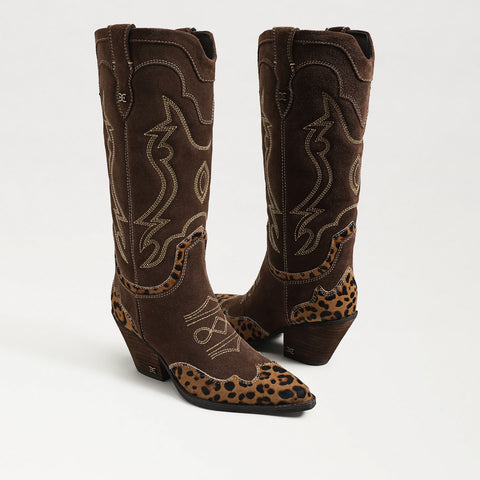 James Wide Calf Western Boot