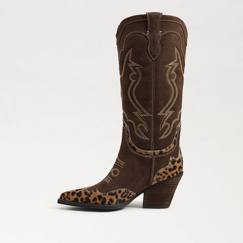 James Wide Calf Western Boot