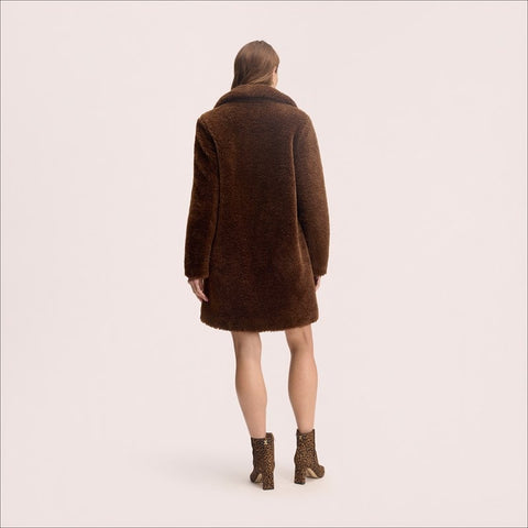 Toggle Shearling Jacket