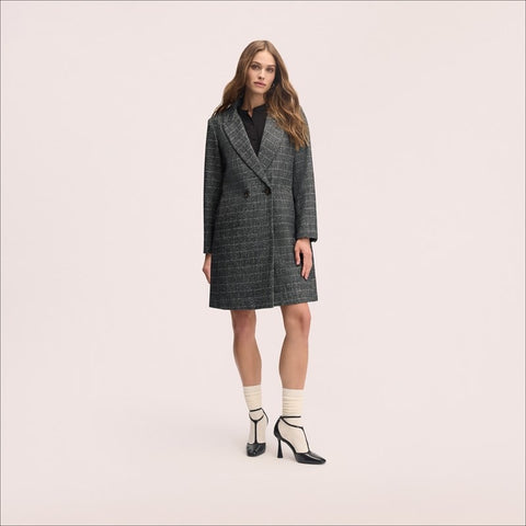 Sparkle Double Breasted Coat