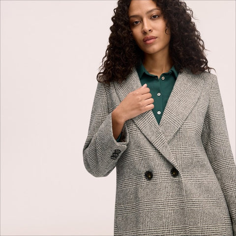 Sparkle Double Breasted Coat