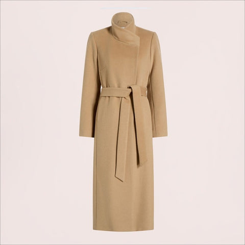Stand Collar Wrap Coat