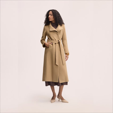 Stand Collar Wrap Coat