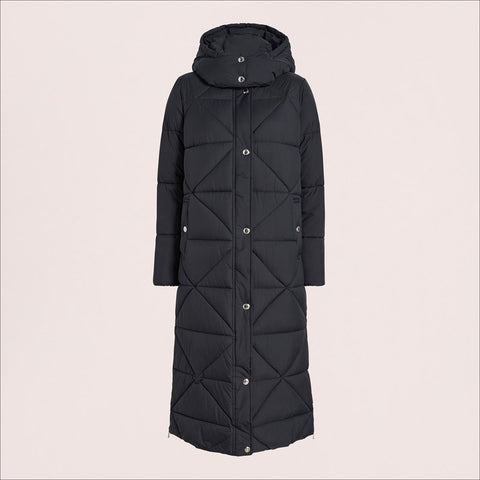 Mix Quilted Maxi Puffer