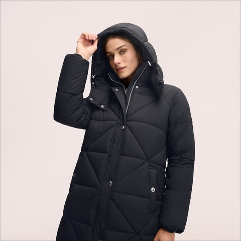 Mix Quilted Maxi Puffer