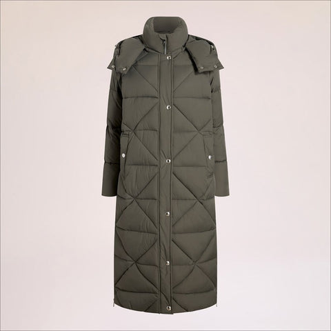 Mix Quilted Maxi Puffer