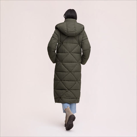 Mix Quilted Maxi Puffer